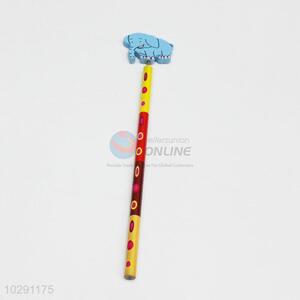 Silm Creative Blue Elephant Wooden Craft Pencil With Cheap Price,22cm