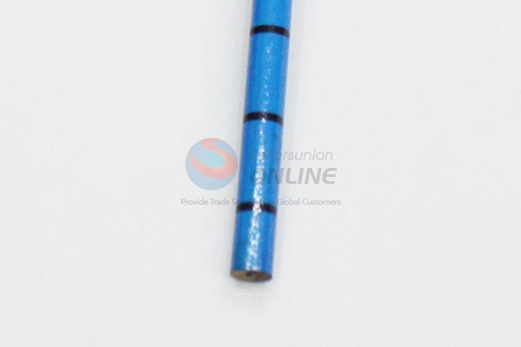 New Hot Selling Blue Silm Animal Wooden Pencil