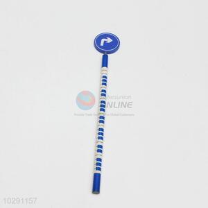 Wholesale Price New Design Silm Turn Right Shape Wooden Pencil