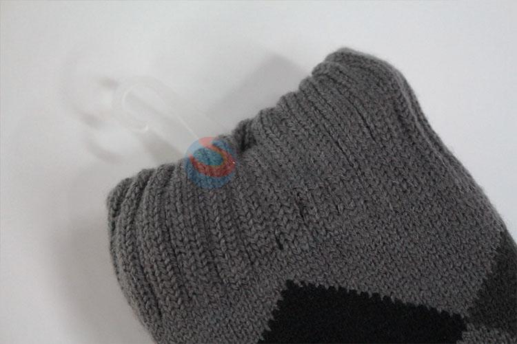 Creative Design diamond printed men knitting stockings