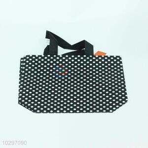 Popular hot sales black&white non-woven fabrics shopping bag