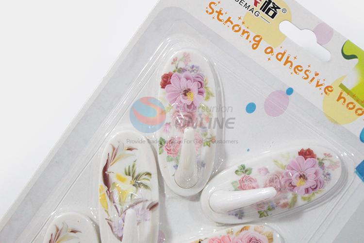 Wholesale Cheap Flower Printed Sticky Hooks