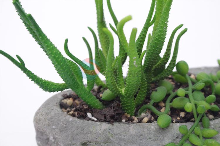 acceptable price foot shape artificial succulent plant pot