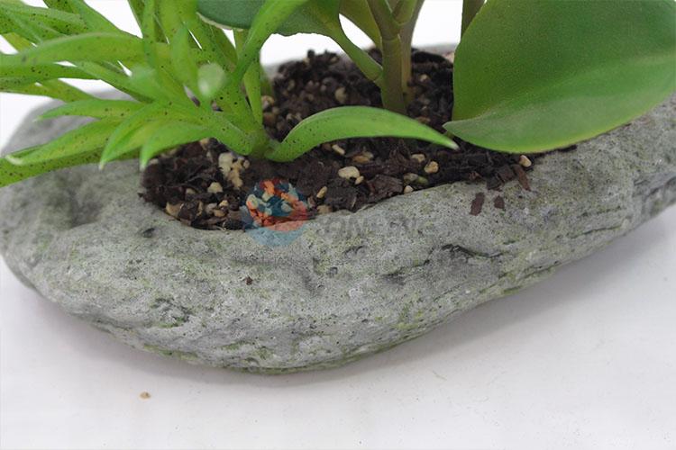 Factory Supply foot shape artificial succulent plant pot