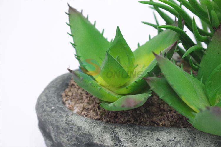 Professional factory foot shape artificial succulent plant pot