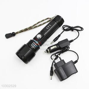 Fashion Design Aluminum Alloy Rechargeable Flashlight