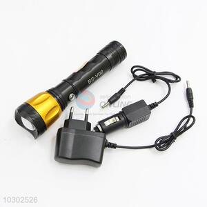 Popular Wholesale Aluminum Alloy Rechargeable Flashlight