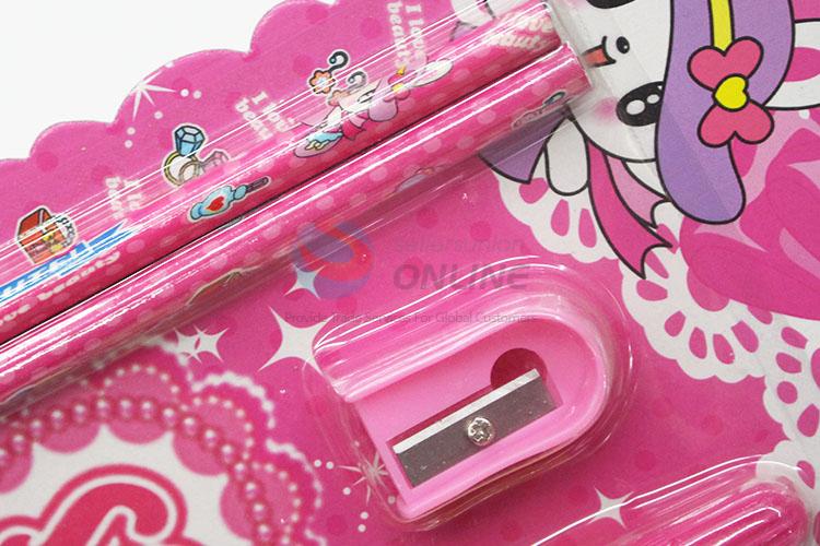 Best fashion low price watercolor pen/pencil/pencil sharpener/eraser/book stationery set