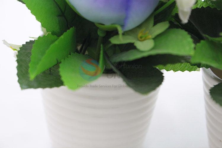 Nice classic cheap artificial flower miniascape for decoration