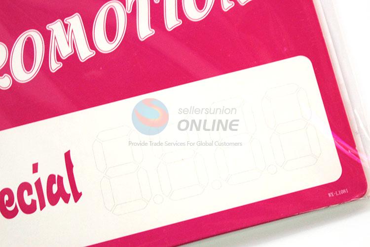 Color Printing POP Promotion Price Tag POP Price Label