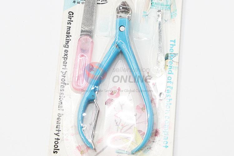 Best Selling Girls Manicure Set Cuticle Nipper/ Nail File/ Earpick