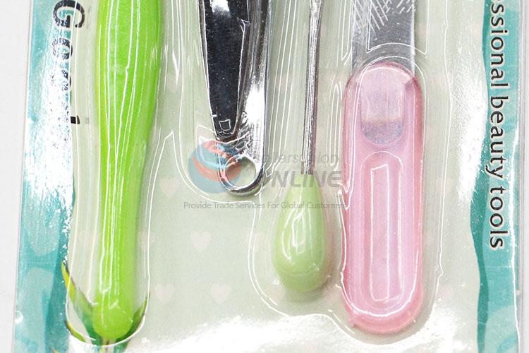 Cheap Price Make Up Tools Cuticle Pusher/ Nail Clipper/ Nail File/ Earpick