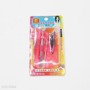 China Factory Girl Beauty Set Eyebrow Tweezers/ Nail Clipper/ Comb