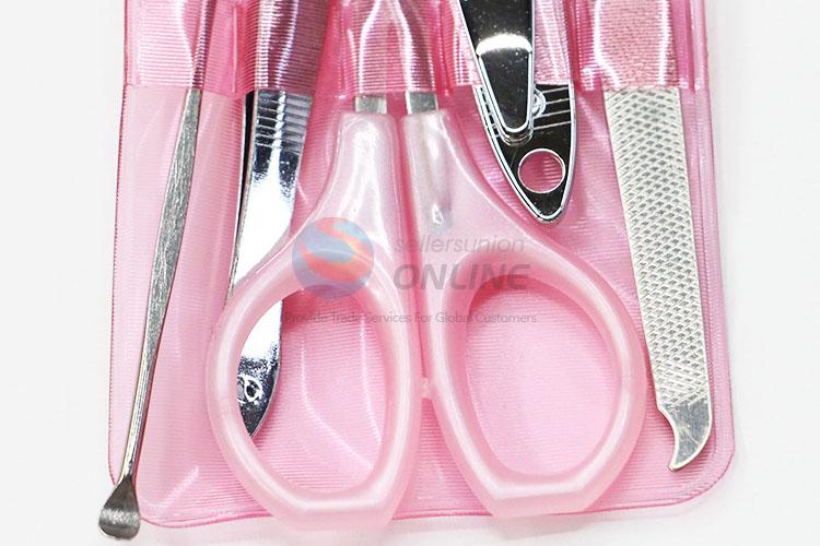 Professional Cosmetic Manicure Set Nail Clipper/ Nail File/ Eyebrow Tweezers/ Eyebrow Scissors/ Comb