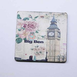 Big Ben Pattern Square Cup Mat/Cup Coaster