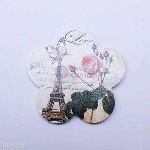 Flower Pattern Flower Shaped Cup Mat/Cup Coaster