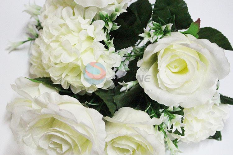 10 Heads Mini Rose Artificial Flowers Wedding Party