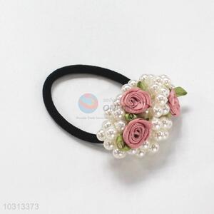 Factory supply delicate pearl&flower hair ring