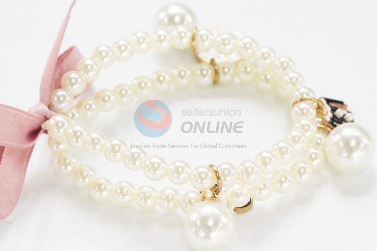 Top quality new style pearl hair ring