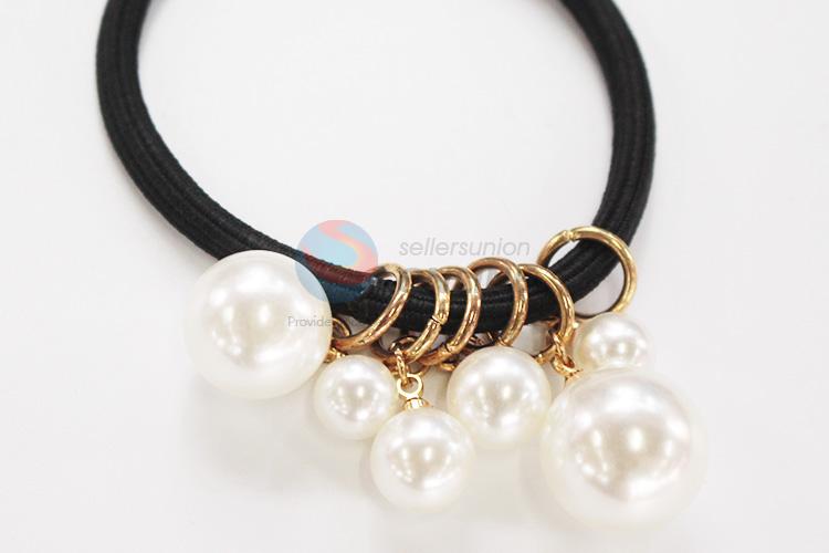 Good quality high sale pearl hair ring