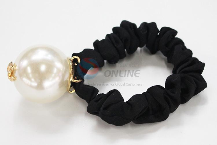 Recent design popular cheap pearl hair ring