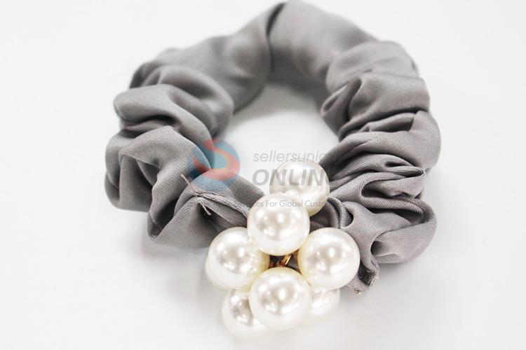 Low price factory promotional pearl hair ring