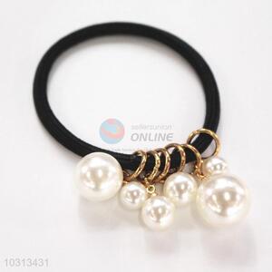 Good quality high sale pearl hair ring