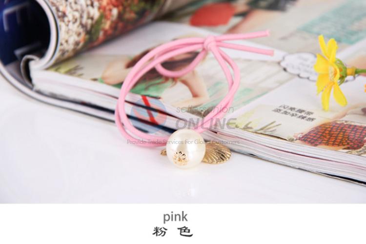 Customized cheap high quality pearl hair ring