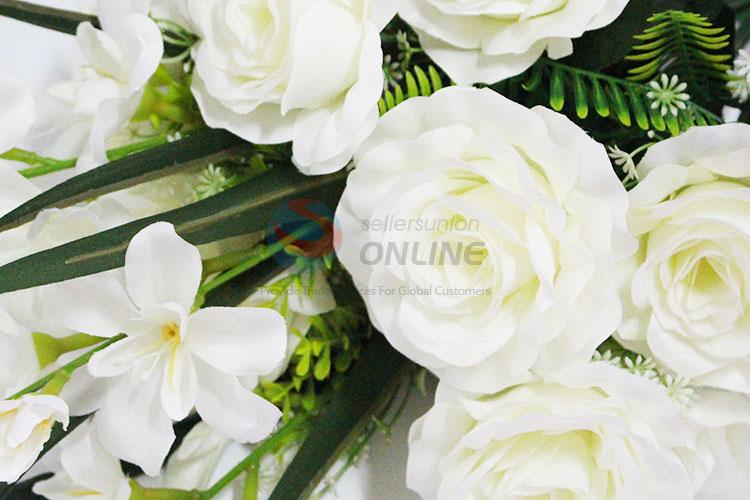 11 Heads Beautiful Welcome Rose Artificial Flower