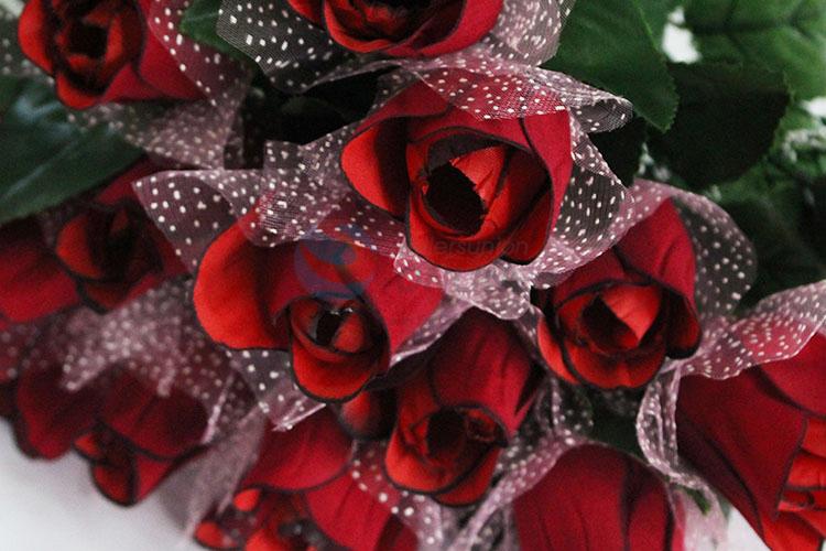 20 Pcs/Lot Fake Rose Artificial Flowers for Wedding Party