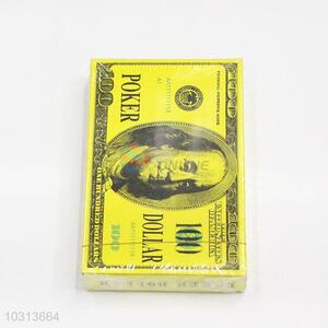 Promotional Dollar Pattern Playing Cards Poker