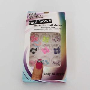 Fashion Design Bowknot Shape Nail Sticker