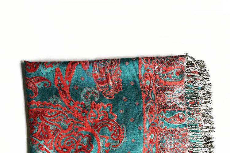 High Quality 100% Cotton Soft Jacquard Scarf