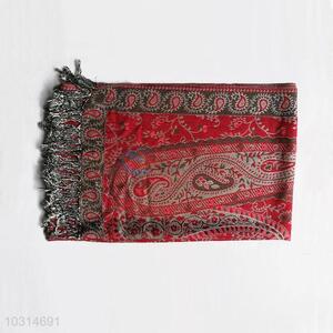 High Quality 100% Cotton Jacquard Scarf