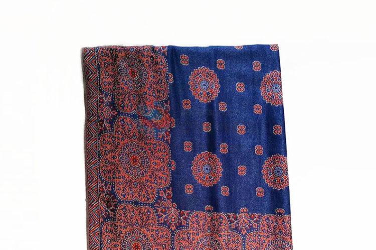 Women Vintage Fashion 100% Cotton Jacquard Scarf