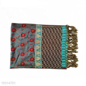 High Quality Wholesale 100% Cotton Jacquard Scarf