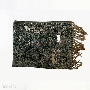 Vintage Fashion Polyester Jacquard Scarf