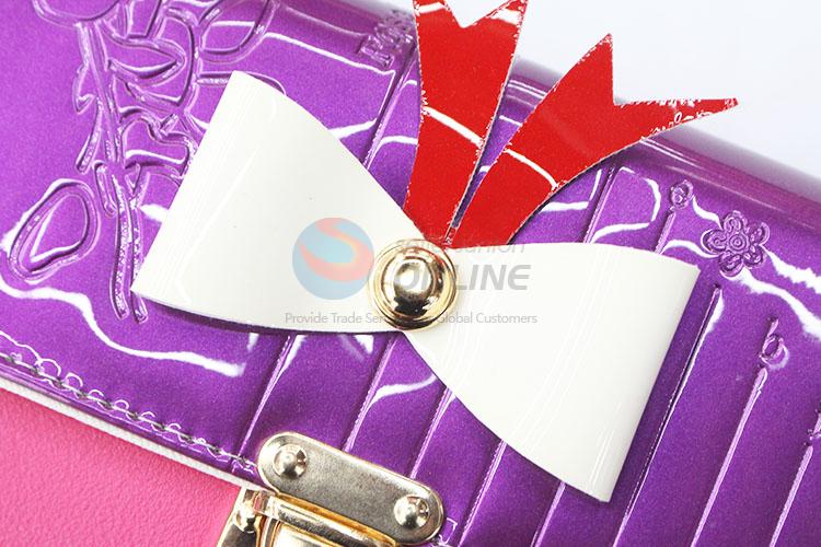 Customized Purse/Wallet With Bowknot