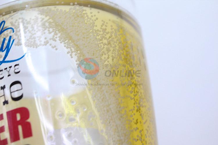 Top quality new style double layer beer wine cup