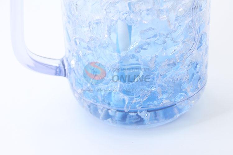 China factory frosty freezer mug ice beer YH-BB gel cup with straw