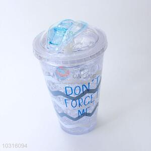 Cute best new style frosty freezer mug ice beer YH-BB gel cup  with straw