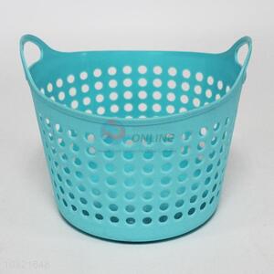 Blue Plastic Storage Basket