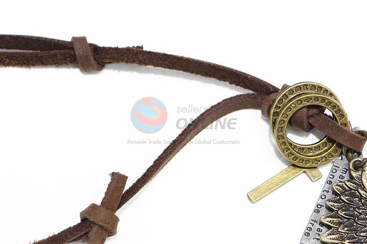 Best Selling Vintage Wing Shaped Pendant Necklace Accessories