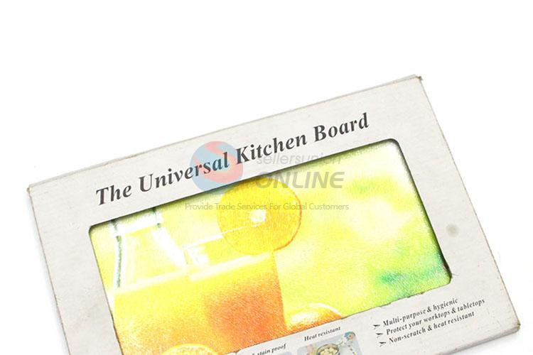 Fashion Design Glass Cutting Board for Fruit and Vegetable