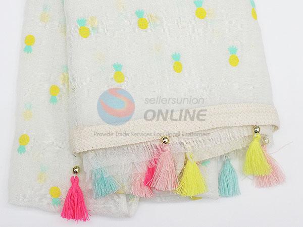 Slub Cotton Pashmina Scarf Shawl for Promotion