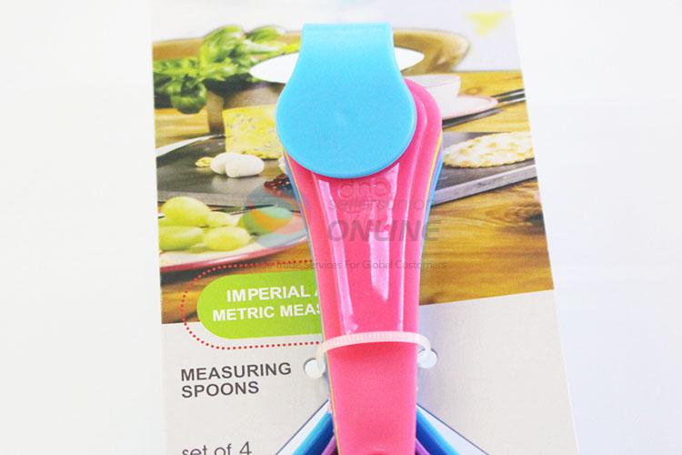 Best cute loving heart shape colorful measuring spoon set