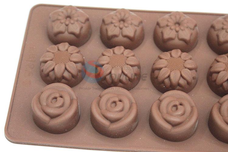 Beautiful Flower Shape Silicone Baking Mold Best Chocolate Mould