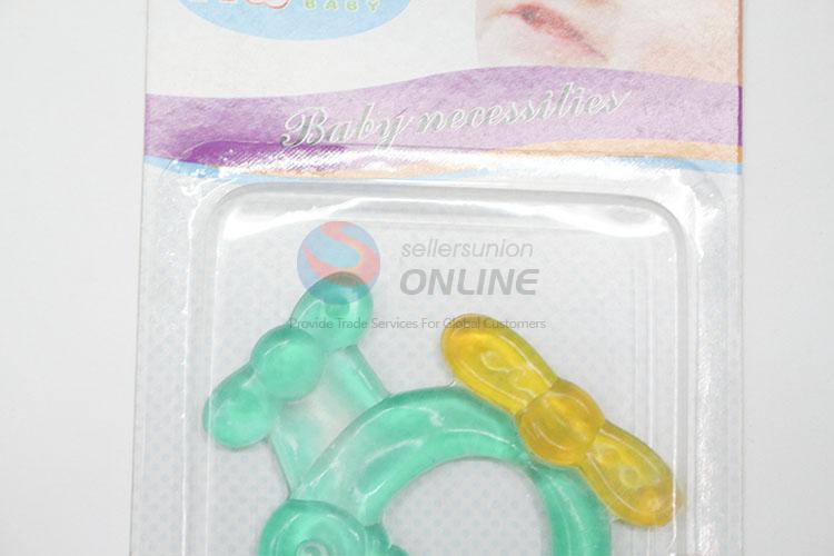 Promotional helicopter shaped silicone baby teether