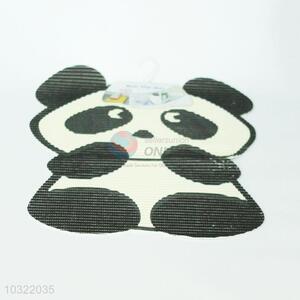 Kids shower pvc bath mat panda shaped bath mat