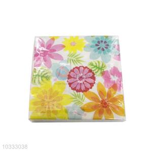 Wholesale Nice Flower Printed Square Paper Towel for Sale